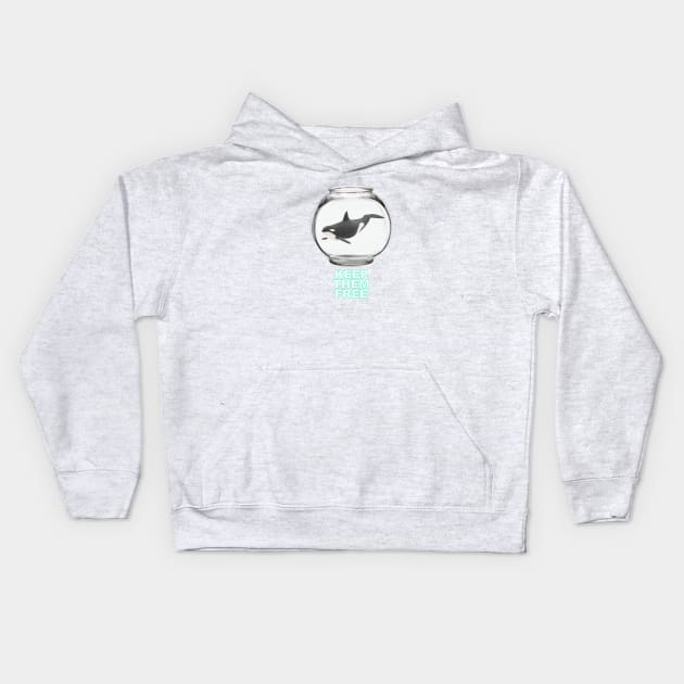 KEEP THEM FREE - Orca Kids Hoodie by Show OFF Your T-shirts!™